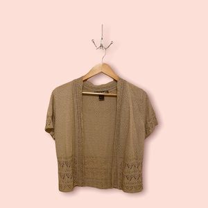 Short sleeved cardigan